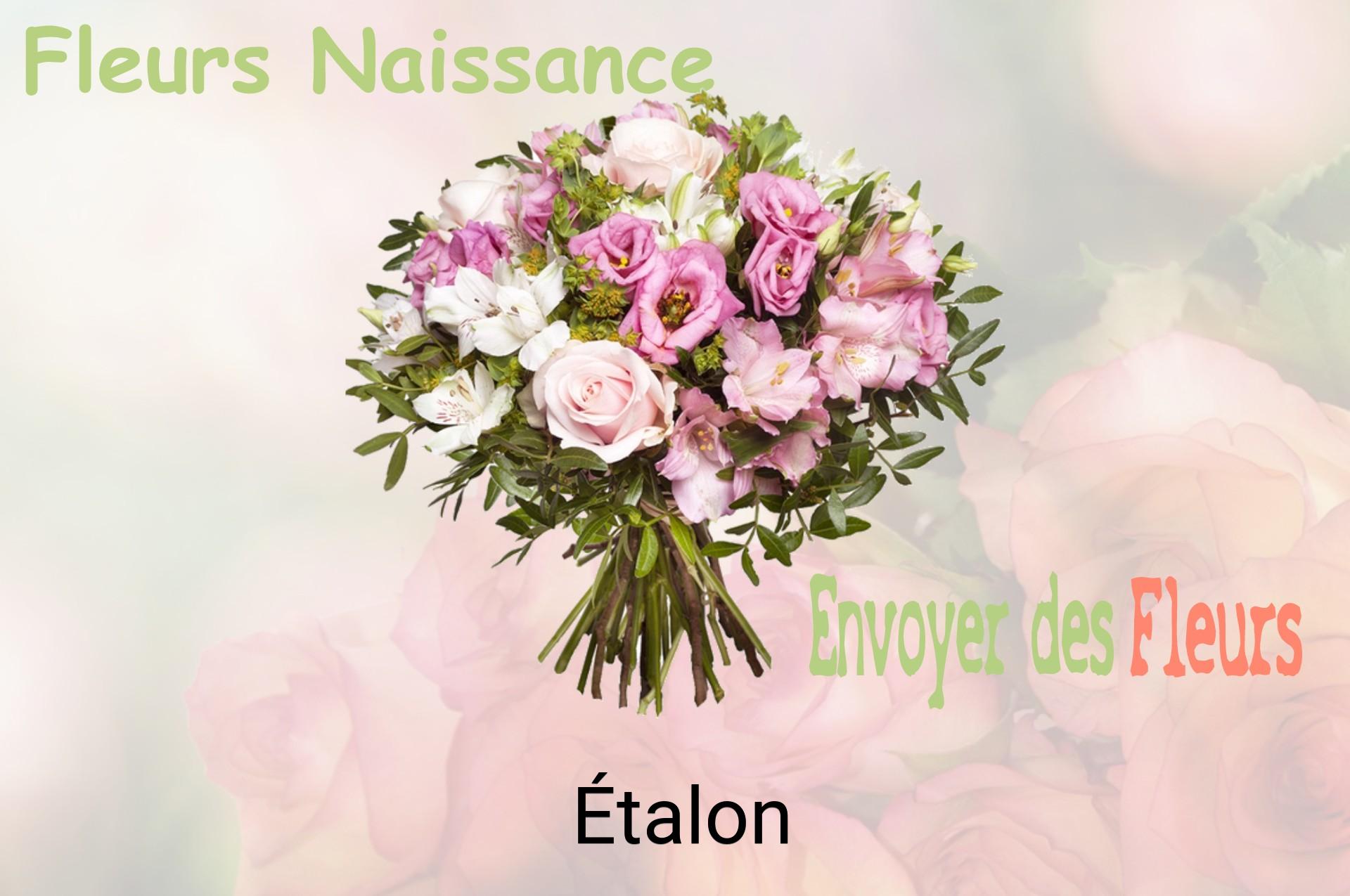Bouquet de fleurs de naissance livré à Étalon